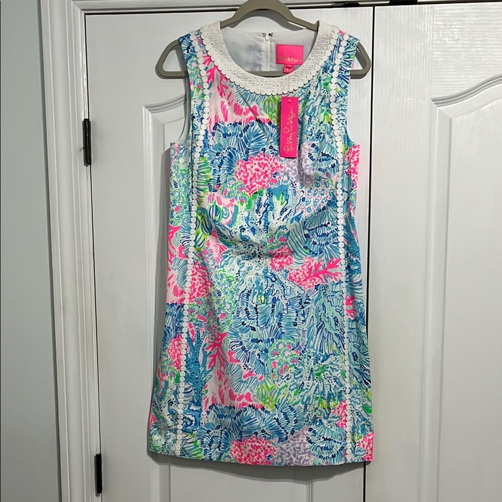 Lilly Pulitzer Floral Dress - Blue and Pink